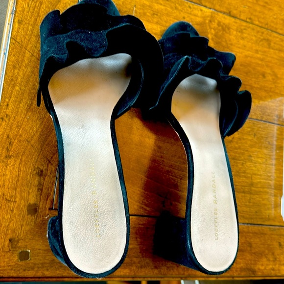 Loeffler Randall Shoes - Size 10B black open toe